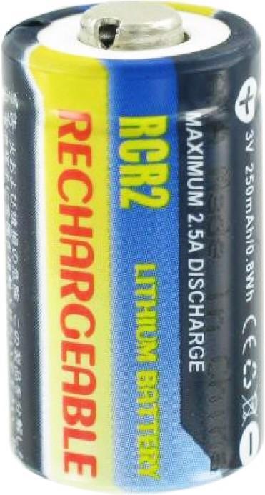 Actual product image AccuCell CR2 Charger Li-ion, CR-2 Charger incl. 2x CR2 Battery