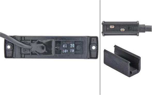 Actual product image Hella Side marker light LED 2-pole with cable for DAF