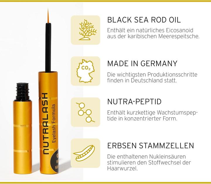 Produktbild Nuvega Wimpernerum - Nutralash Eyelash Formula 2.0 (1 ml)