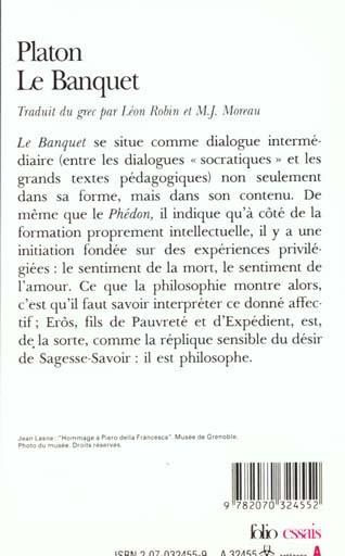 Produktbild Le Banquet ou De l'amour (Französisch, Platon, 1989)