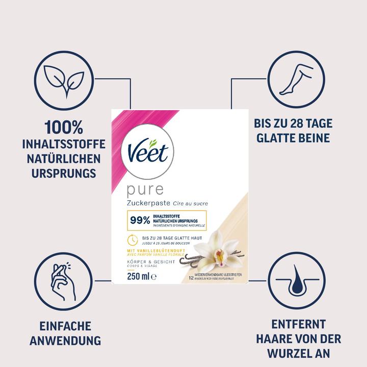 Produktbild Veet Sugaring Zuckerpaste Vanilleblüte (250 ml, 1 x, 361 g)