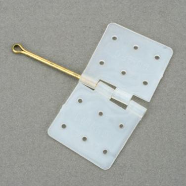 Actual product image Du-Bro Hinges nylon19x35 mm DUBRO 15 pieces