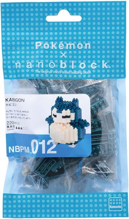 Actual product image Nanoblock Pokemon Snorlax
