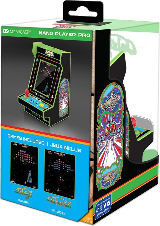 Actual product image MyArcade My Arcade DGUNL-4197 Galaga/Galaxian Nano Player Pro Portable Retro Arcade (2 GAMES IN 1)