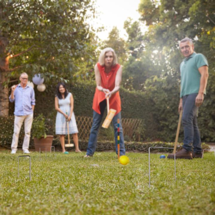 Actual product image Relaxdays Croquet game
