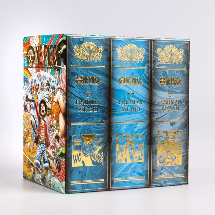 Immagine prodotto One Piece Sammelschuber 7: Fishman Island (inklusive Band 62-70) (Tedesco, Eiichiro Oda, 2025)