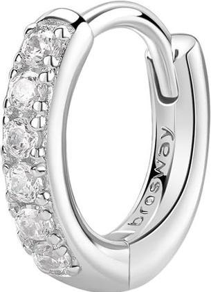 Immagine prodotto Brosway Orecchino singolo Fancy Infinite White FIW88 Silver Hoop (925 Argento)