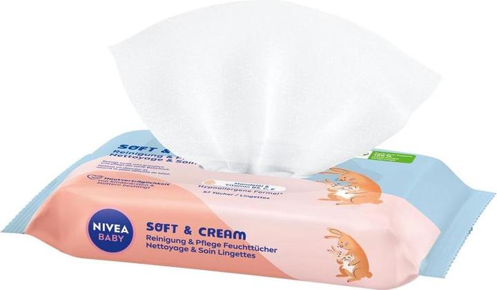 Image du produit NIVEA Soft & Cream Feuchttücher Quattro (228 pièce(s))