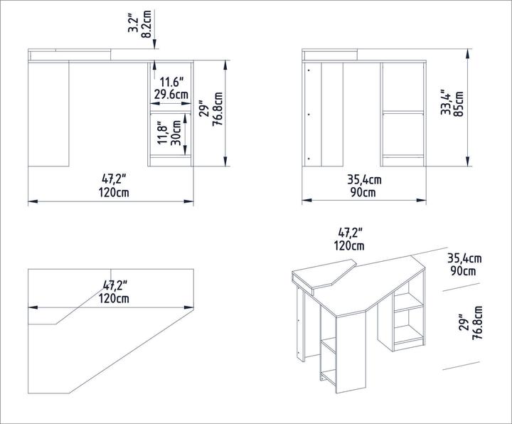 Actual product image Kalune Design Alexa (120 x 90 x 77 cm)