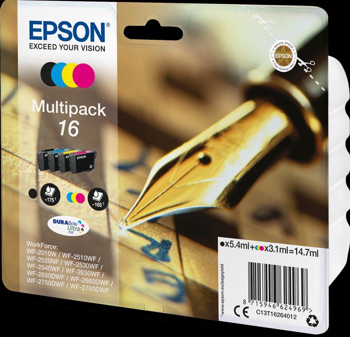 Image du produit Epson 16 DuraBrite Ultra (M, C, Y, CF)