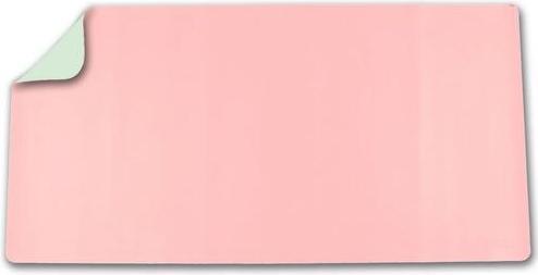 Immagine prodotto Deflecto Schreibtischunterlage Kunstleder, Leder, PVC Grün, Rosa 80 x 40 cm (80 x 40 cm)