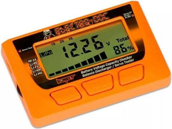 Konect Testeur d'accu et de servo 1-8S LiPo