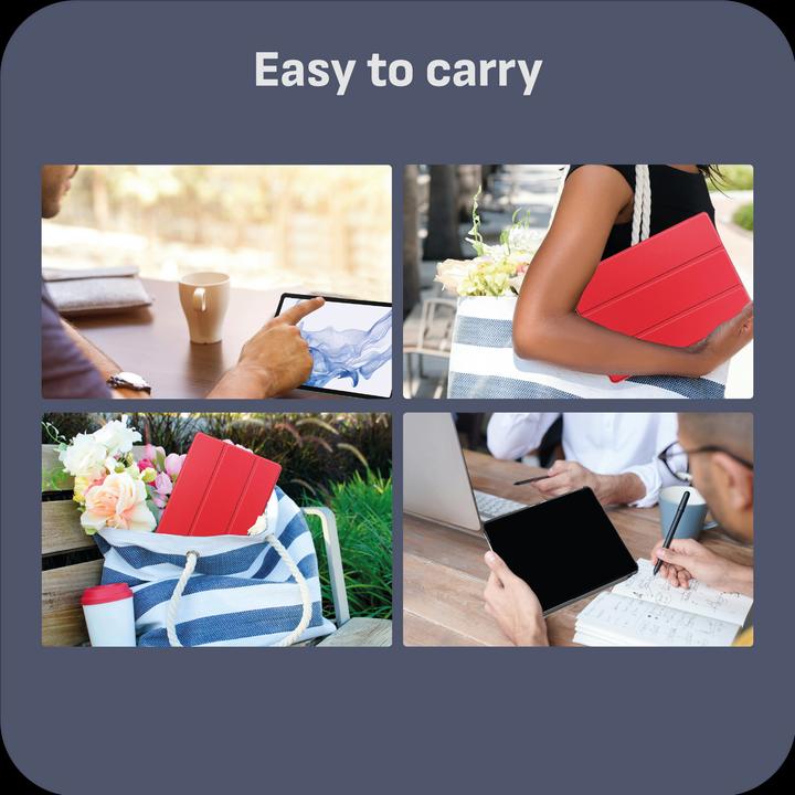 Produktbild Cazy Premium Smart Hülle Kompatibel mit Samsung Galaxy Tab S8+ - Schutz Etui Hülle - Automatischem (Galaxy Tab S8+)