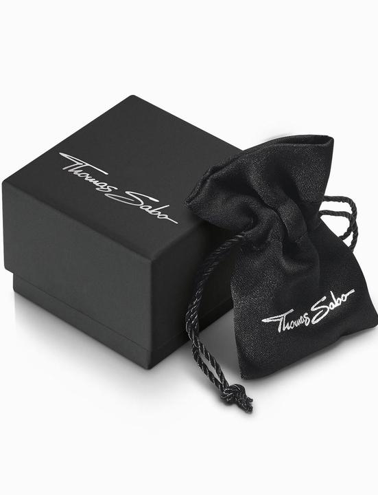Produktbild Thomas Sabo Ohrstecker Classic Pavé Schwarz (Silber)