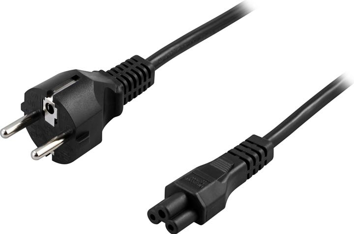 Produktbild Deltaco Kbl Nätkabel/apparatsladd elkabel/ATXx-power 3m Musse Pigg-kontakt för (3 m)