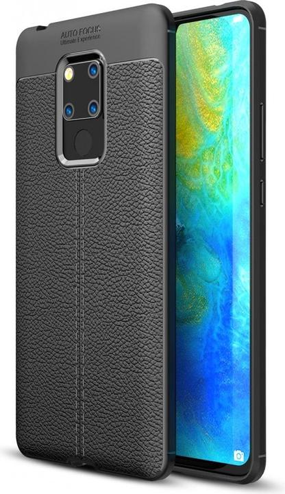 Actual product image Screenguard Huawei Mate 20 X Case Leather Design TPU Cover (Mate 20 X)