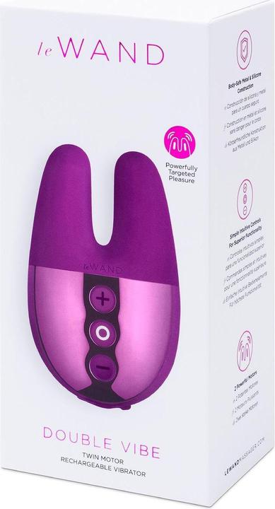 Produktbild Le Wand Auflegevibrator "Double Vibe" Cherry