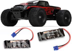 Produktbild ECX Ruckus Elektro Brushed Monster Truck 4WD 1:18 RTR Combo (RTR Ready-to-Run)