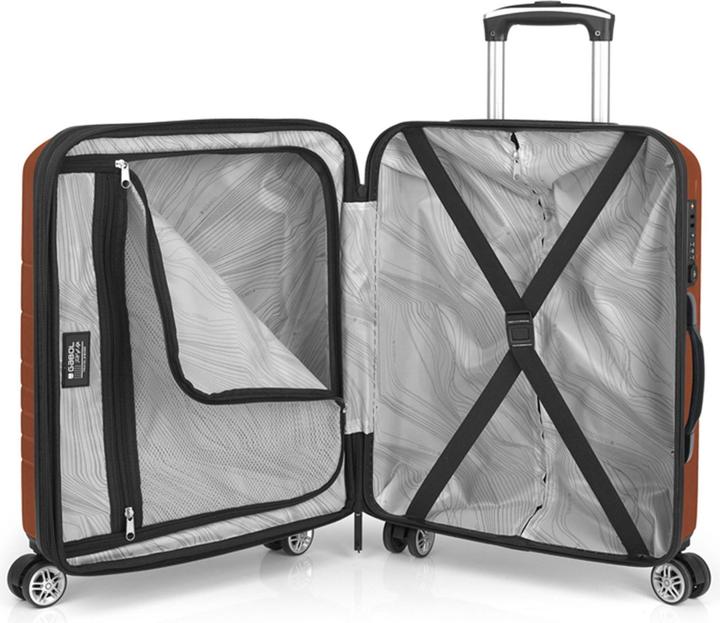 Actual product image Gabol Escape 4-wheel suitcase set 3-piece with stretch fold (220 l, XL (from 140l))