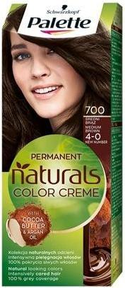 Immagine prodotto Palette Permanente Naturals Color Creme Tintura per capelli con Burro di Cacao e Olio di Argan 700 (4-0) M (4-0)