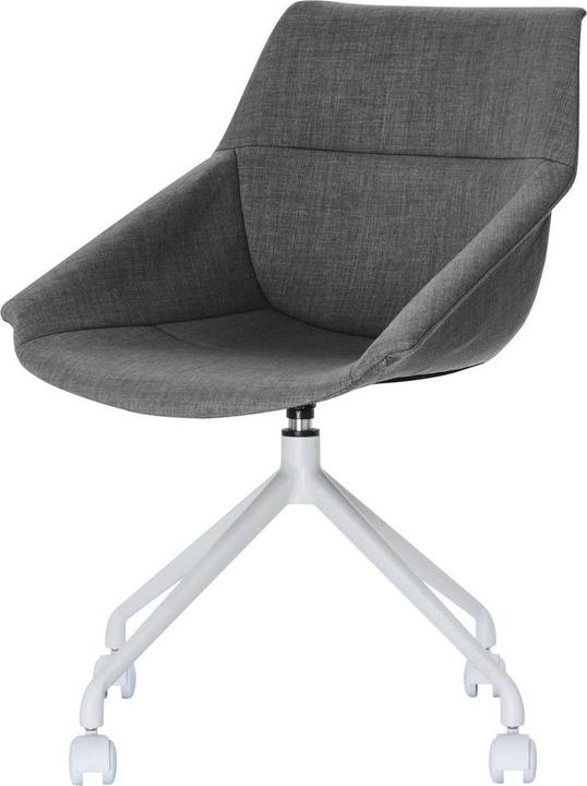 Actual product image Paperflow 2 shell chairs LUGE CHLUGEX2.13.11 anthracite fabric