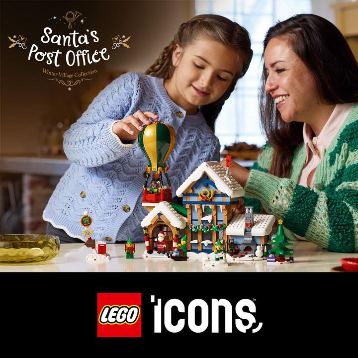 Productafbeelding LEGO Kerstman's postkantoor (10339, LEGO Icons, LEGO Zeldzame Sets)