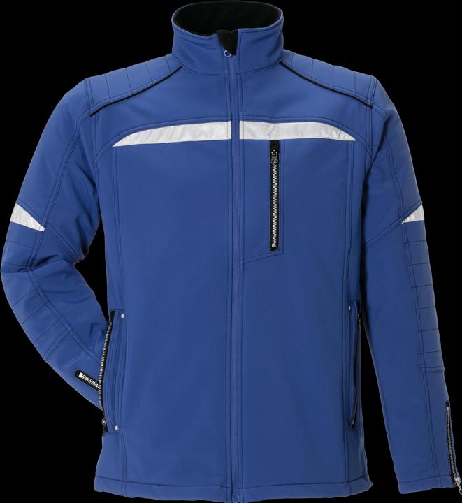 Produktbild Planam Softshelljacke DuraWork kornblau/schwarz L (L)