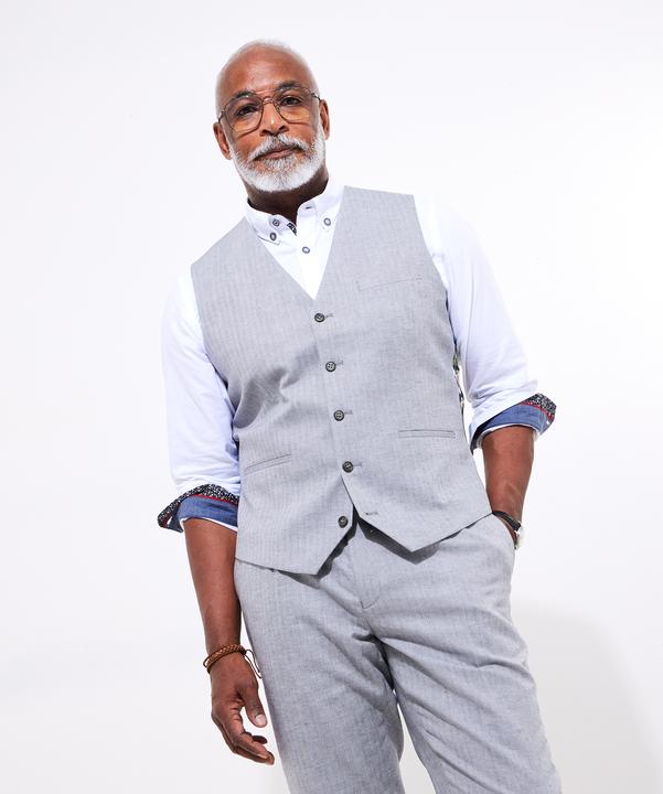 Actual product image Joe Browns Herringbone Linen Blend Waistcoat (Frequency band 38 (2600 MHz))