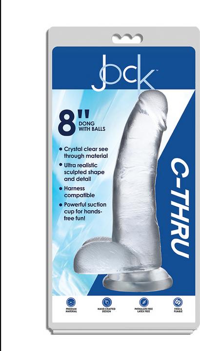 Produktbild Jock CThru Transparenter Dildo 23 cm