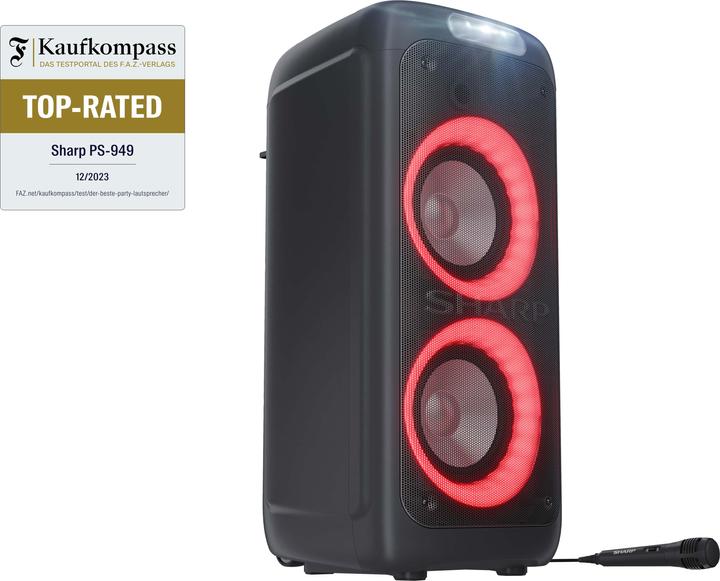 Actual product image Sharp PS-949 (12 h, Rechargeable battery operated, Electrical connection)