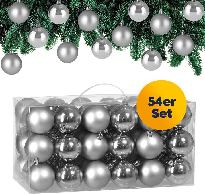 Actual product image Deuba 54tlg Christmas Tree Balls (54 -part)