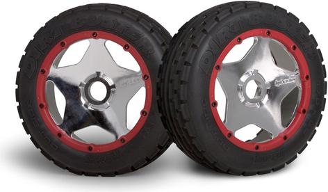 Actual product image HPI Rims Super Star chrome front Baja 5B
