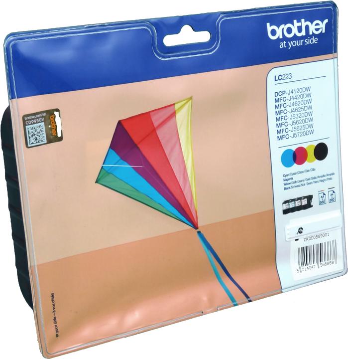 Produktbild Brother LC-223 Value Pack (M, BK, Y, C)