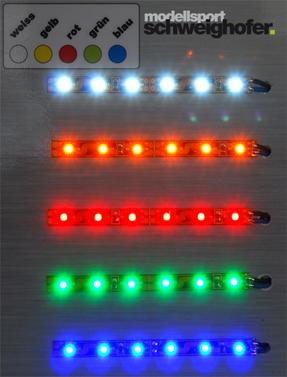 Image du produit Pichler Bande lumineuse LED rouge autocollante. Prix par 0,5 mètre courant