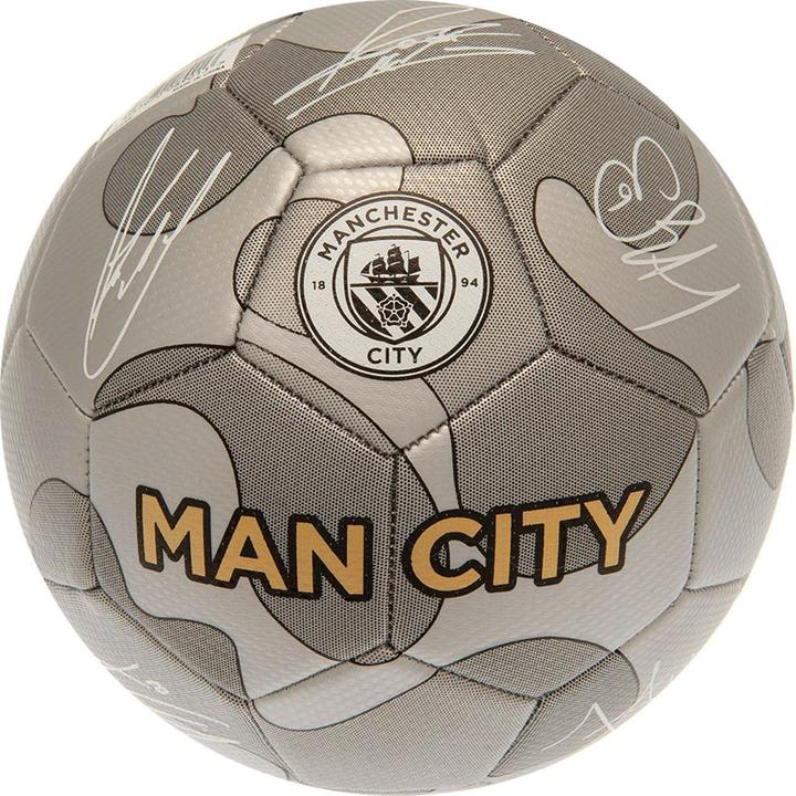 Manchester City FC Fussball mit Unterschriften (5)