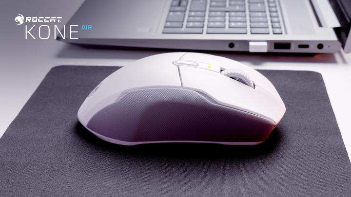Actual product image Roccat Kone Air wireless mouse, white (ROC-11-452-05) (Wireless)