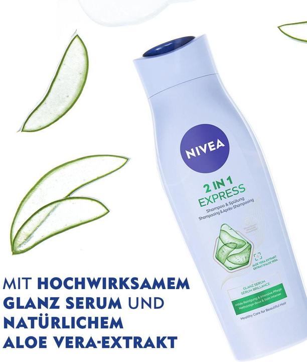 Actual product image NIVEA 2in1 Express pH-Balance (250 ml, Liquid shampoo)
