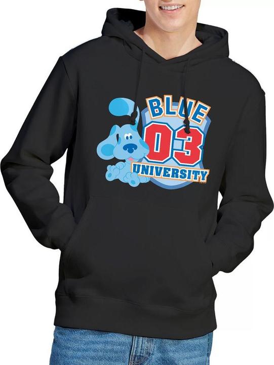 Immagine prodotto Blue´s Clues Blue's Clues University Felpa con Cappuccio Uomo (L)