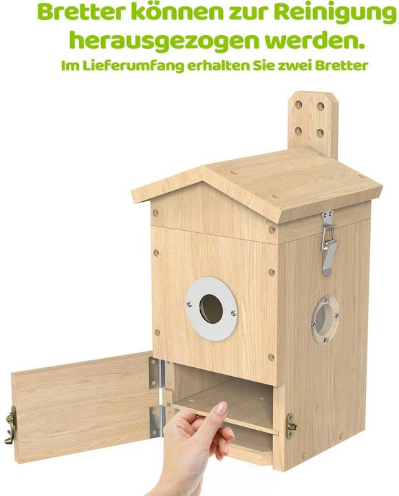 Image du produit Sanilu Clean Sanilu Vogel Nistkasten mit Kamera, Tierart: Vogel, Produkttyp
