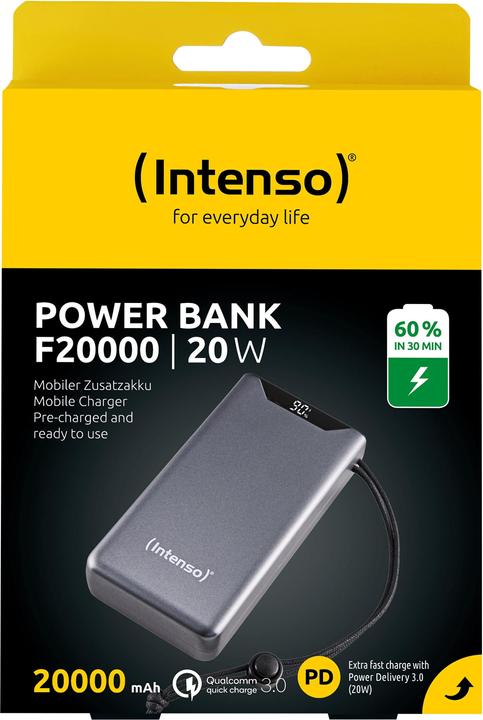 Actual product image Intenso F20000 (20000 mAh, 20 W, 20000 Wh)