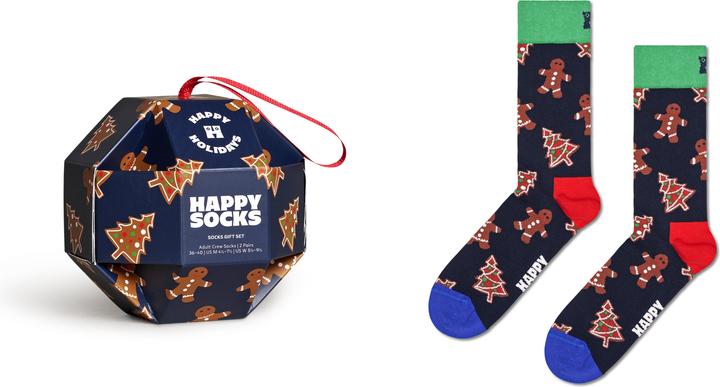 Actual product image Happy Socks Gingerbread Cookies Gift Set (Single pack, 36 - 40)