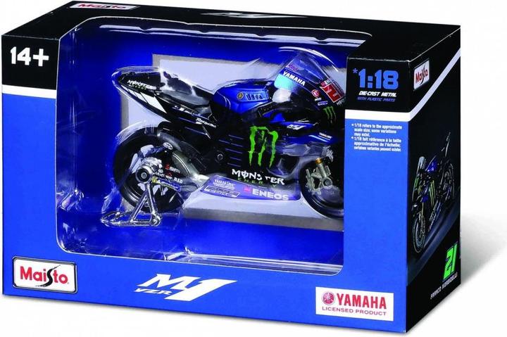 Actual product image Maisto 1/18 Moto GP Motorcycle 2022#21 F. Morbidelli