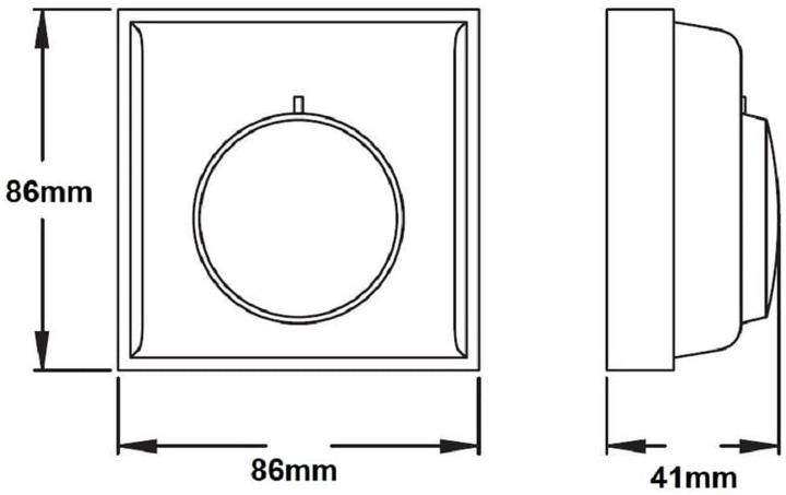 Image du produit Euro3plast Distribution d'air chaud avec thermostat