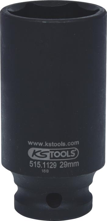 Produktbild KS Tools 1/2" Kraft-Stecknuss lang (29 mm)