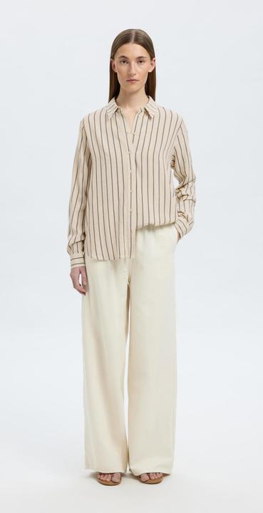 Actual product image Selected Femme Streifen Langarmhemd (42)