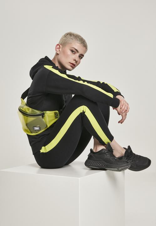 Actual product image Urban Classics Ladies Neon Shoulder Stripe Hoody (XS)