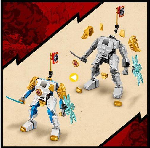 Actual product image LEGO Zane's Power Up Mech EVO (71761, LEGO Ninjago)