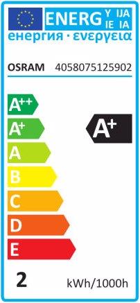 Energie-Label Osram Star R50 (E14, 1.50 W, 110 lm, 1 x, F)
