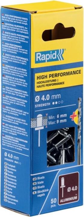 Produktbild Rapid Universal Blindniete Ø 4,0 x 12 mm