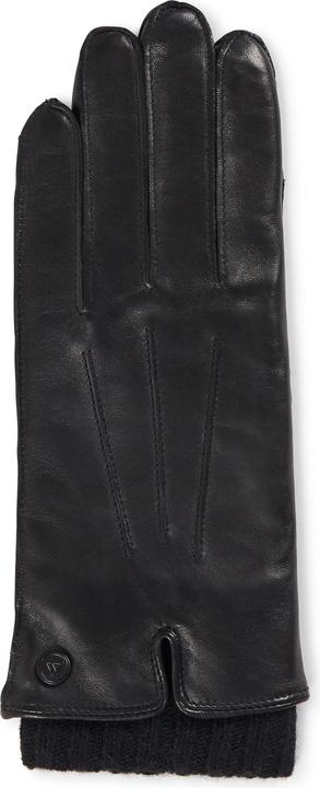 Actual product image Cash-Mere Lederhandschuhe mit Pulswärmer und Touchscreen tauglich (M)